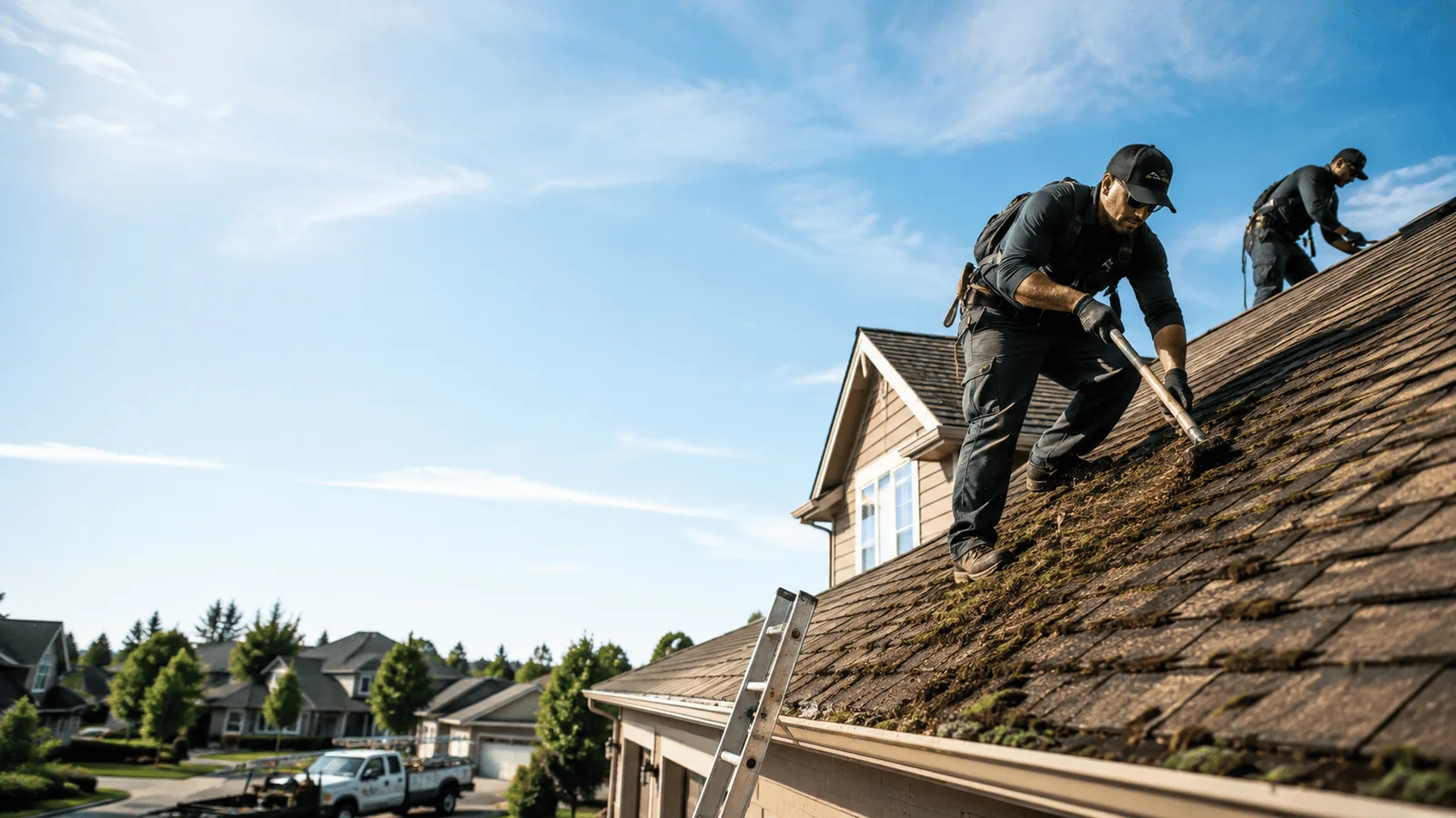 Roof Moss Removal in Burbank, WA near me
